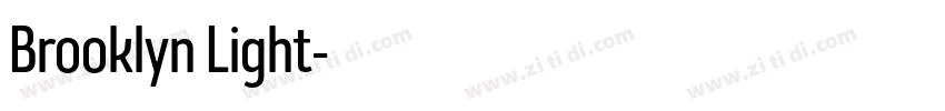 Brooklyn Light字体转换 Brooklyn Light字体转换